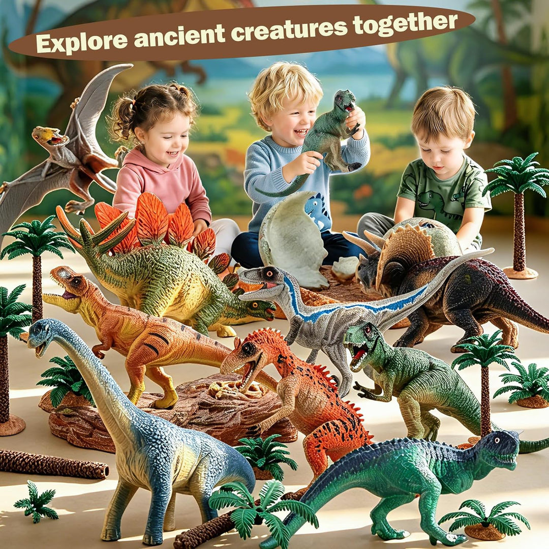 Juguetes de dinosaurios para niños Figuras de acción de dinosaurios...