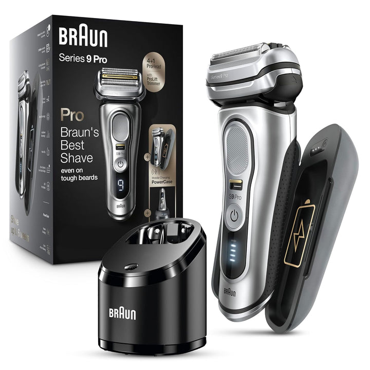 Braun Maquinilla de afeitar eléctrica para hombres, afeitadora de p...