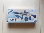Pistola de agua eléctrica, juguete de pistola de agua, pistola de chorro de agua de hasta 32 pies de largo alcance, juguete de disparos para fiesta en piscina al aire libre con 2 baterías y 2 tanques de agua, regalo ideal para niños y adultos