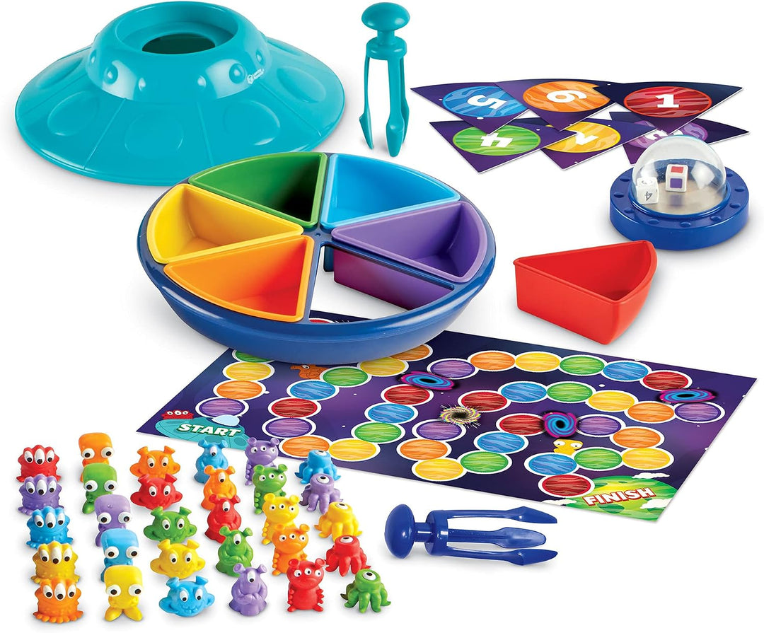 Learning Resources Oodles of Aliens Sorting Saucer - Juegos de apil...
