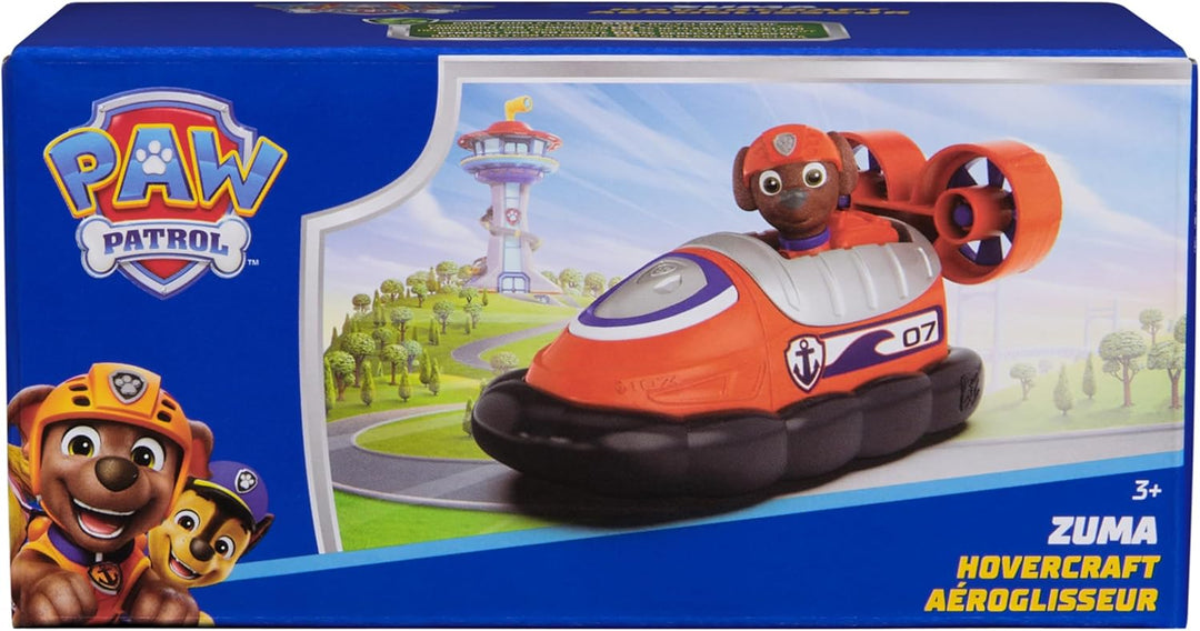 PAW Patrol, Hovercraft de Zuma, vehículo de juguete con figura de a...