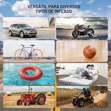 (Nueva Mejora) ZSX Inflador de Neumáticos Compresor de Aire Portáti...