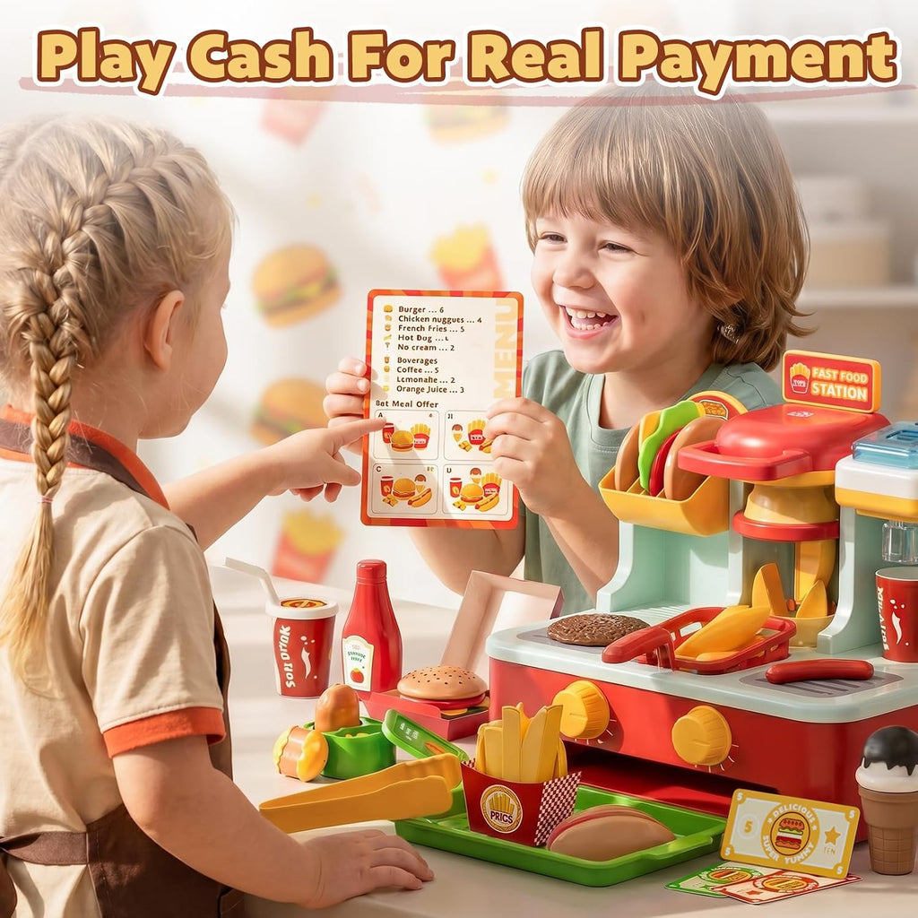 Lehoo Castle Juego de comida de juego para la cocina de los niños, juego de