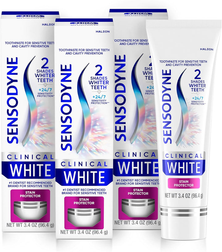 Sensodyne Clinical White - Pasta dental clínicamente probada para b...