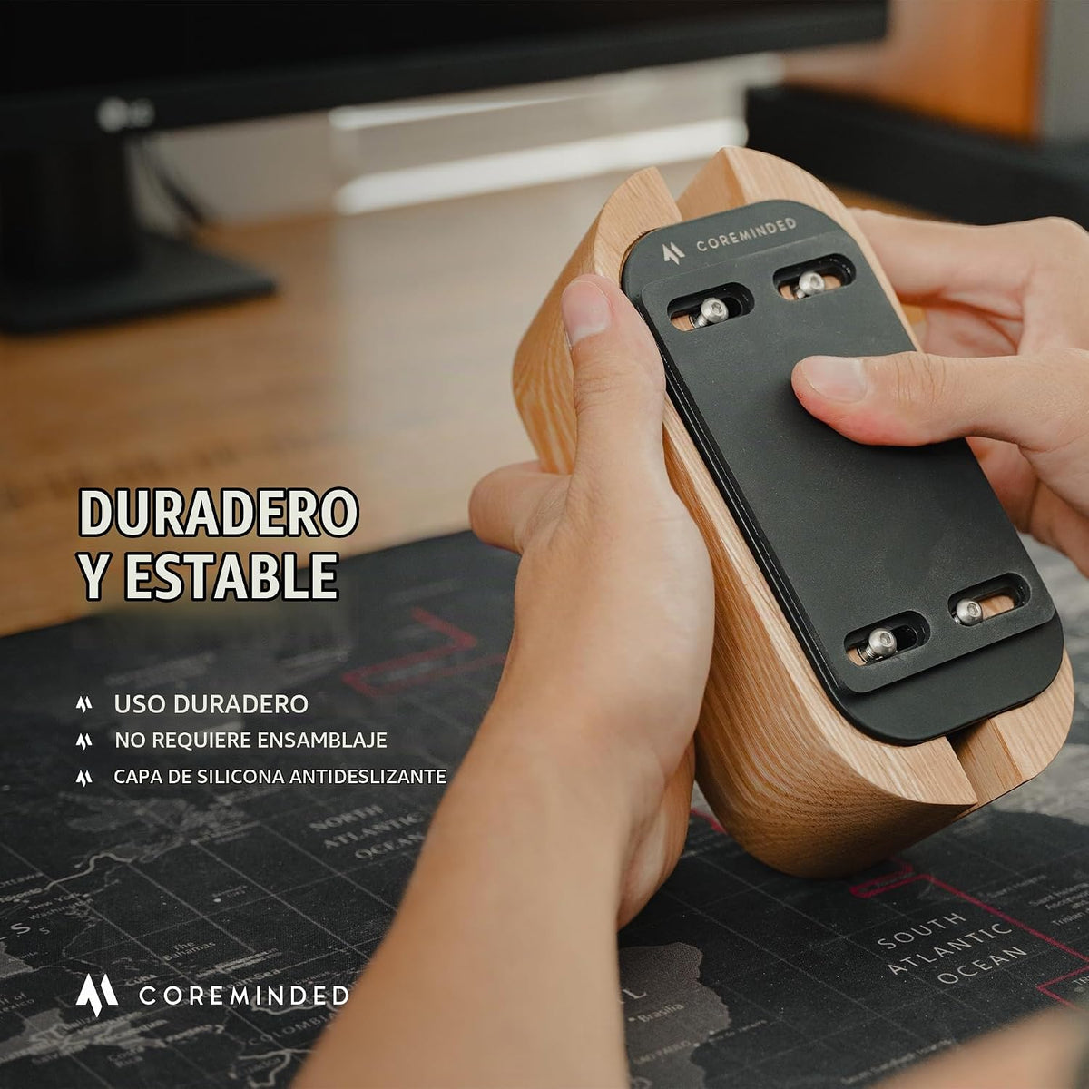 COREMINDED Soporte Vertical Ajustable para Laptop para Escritorio,...