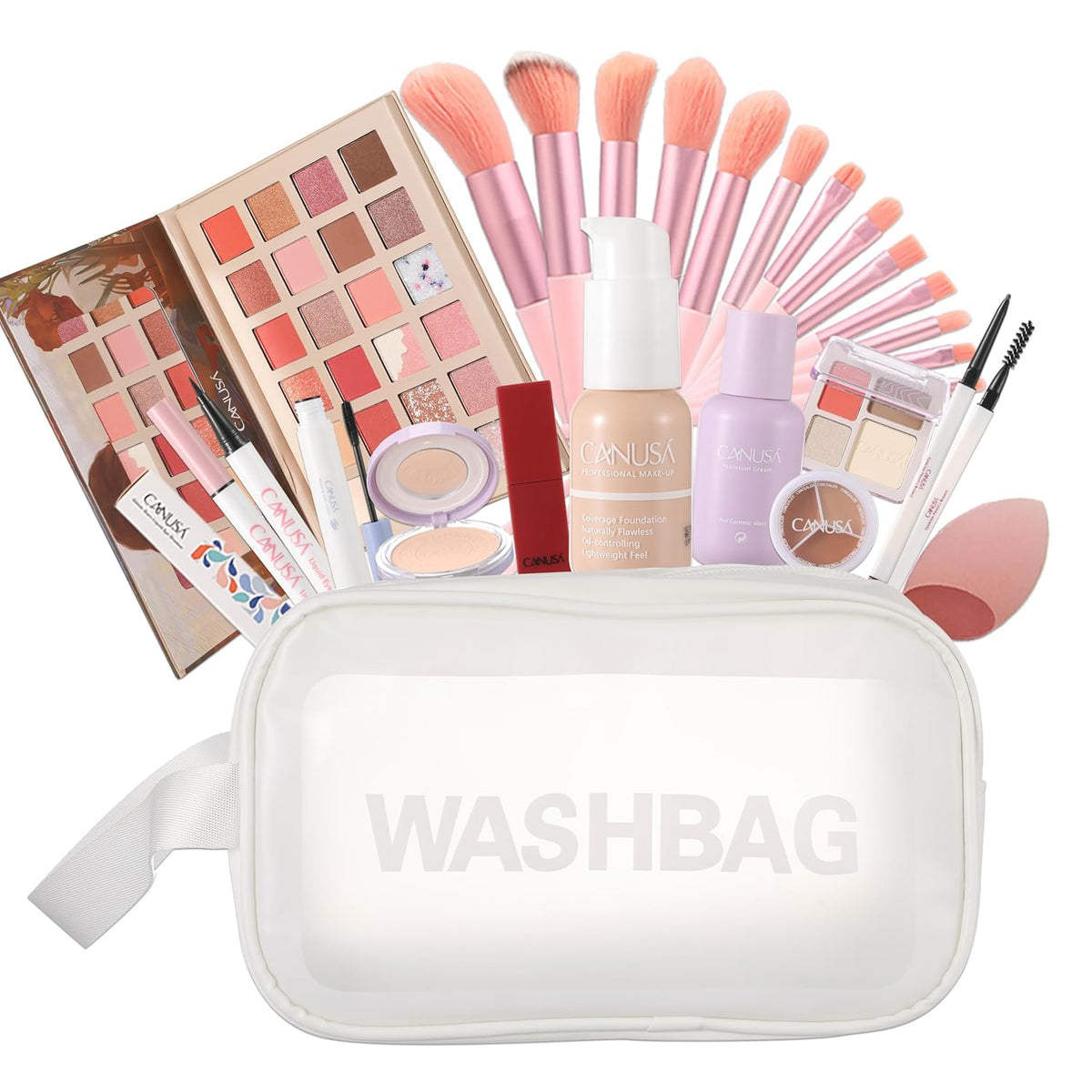 Juego de maquillaje de cara completa de 26 piezas, regalo sorpresa...