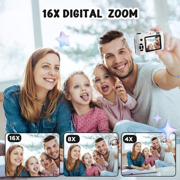 Cámara infantil de 50.0 megapíxeles para niños de 5 a 13 años con W...