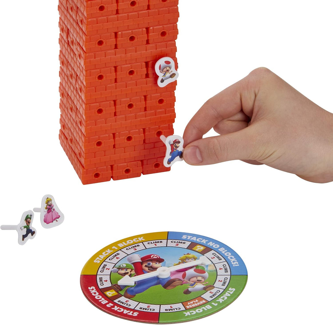 Hasbro Jenga Super Mario Game Juego de torre de