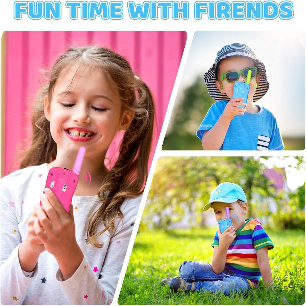 Selieve Walkie Talkies para niños, paquete de 3, juguetes para niños o niñas de 3 a 12 años, rango de 1.9 mi, juguetes para actividades en interiores y exteriores, regalos para niños y niñas de 5 a 8