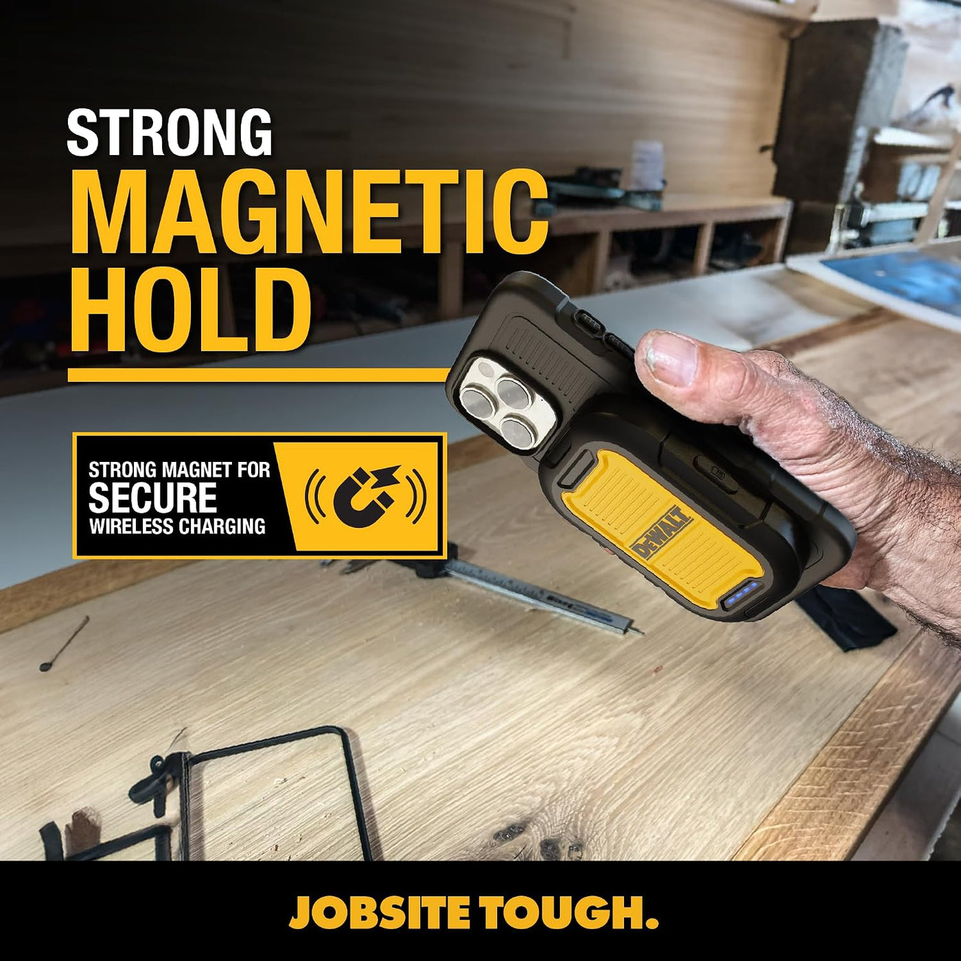 DEWALT Banco de energía magnético de servicio pesado de 5,000mAh, c...