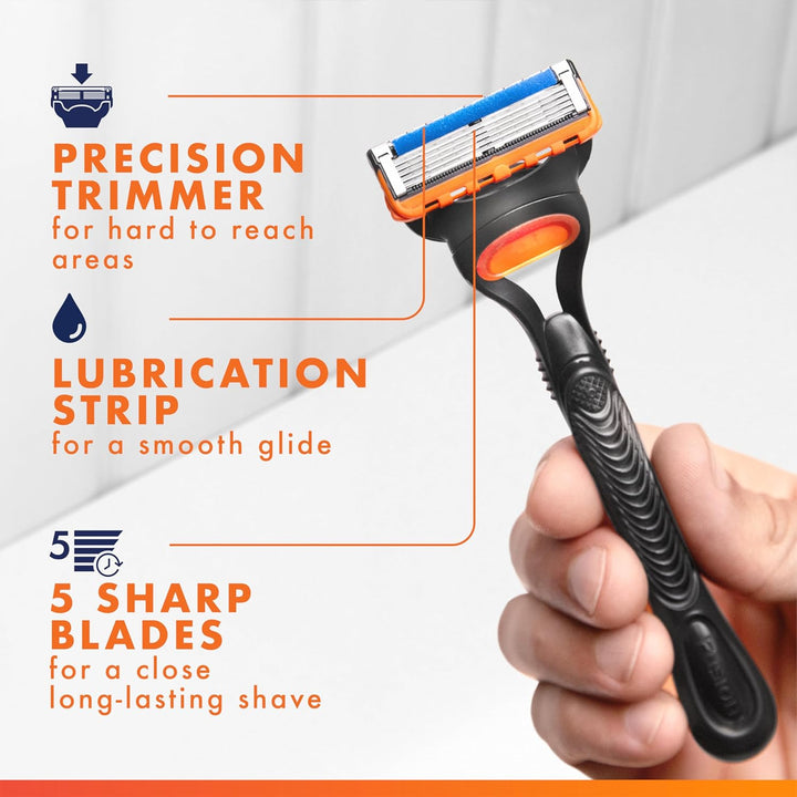 Gillette Fusion5 - Recambios de cuchilla de afeitar para hombre, 10...