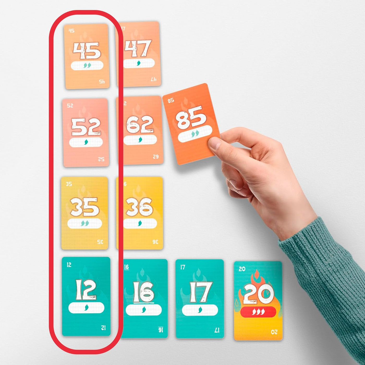Juego Beat The Heat Juego de cartas de fiesta familiar
