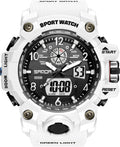 Relojes para Hombre Deportivos al Aire Libre Resistente al Agua Militar Reloj de Pulsera con Fecha Multifunción Táctico LED Alarma Cronómetro