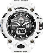 Relojes para Hombre Deportivos al Aire Libre Resistente al Agua Militar Reloj de Pulsera con Fecha Multifunción Táctico LED Alarma Cronómetro