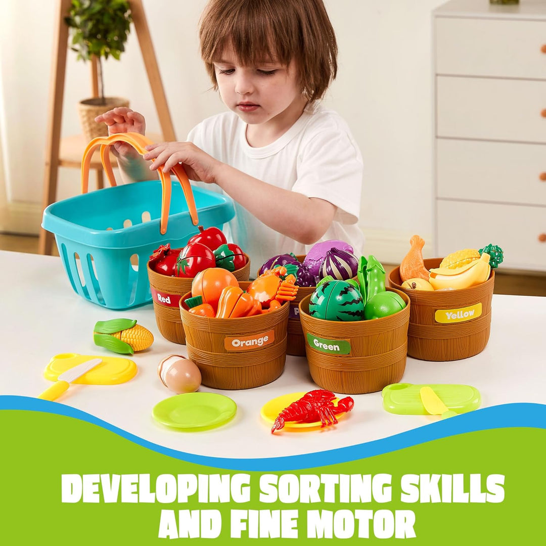 JOYIN Juguetes de aprendizaje juego de alimentos para