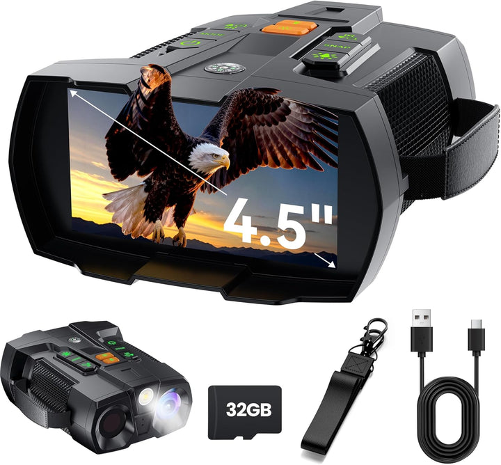 Gafas de visión nocturna 4K para adultos dispositivo