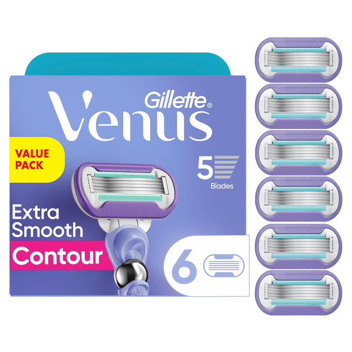 Gillette Venus Deluxe Smooth Swirl - Recambios de cuchilla de afeit...