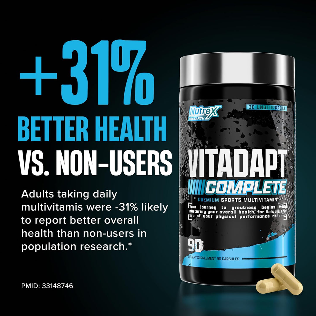 Nutrex Research Vitadapt - Multivitamínico deportivo completo para...