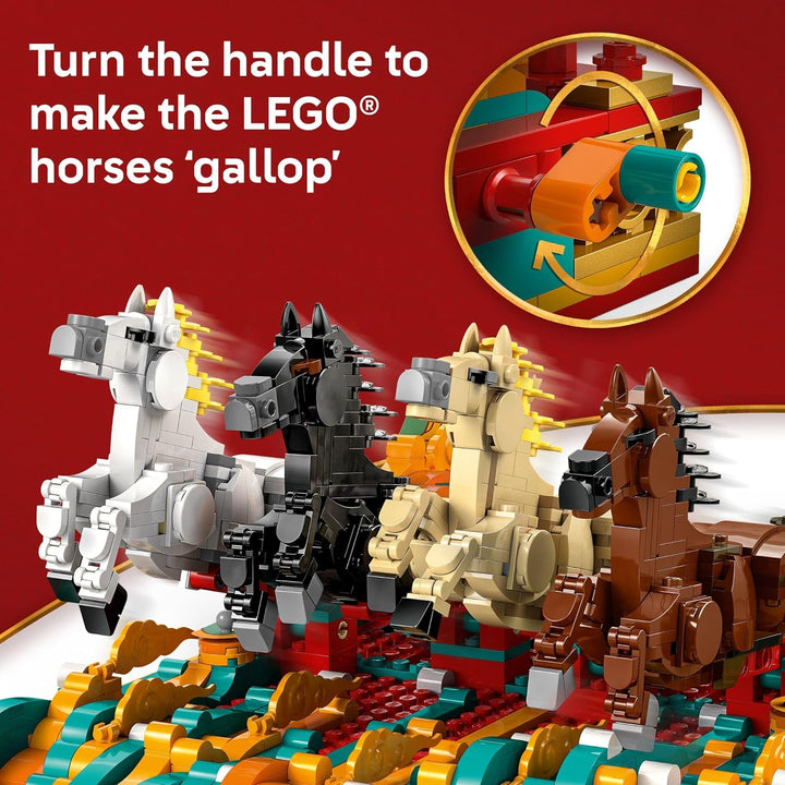 LEGO Juguete de construcción de lona de caballo de galope para el f...