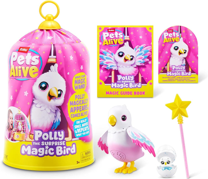 Pets Alive Polly el pájaro mágico de ZURU juguete robótico
