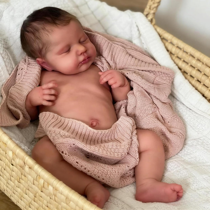Anano Muñecas Reborn de Bebé de Silicona de Cuerpo Completo - Muñec...