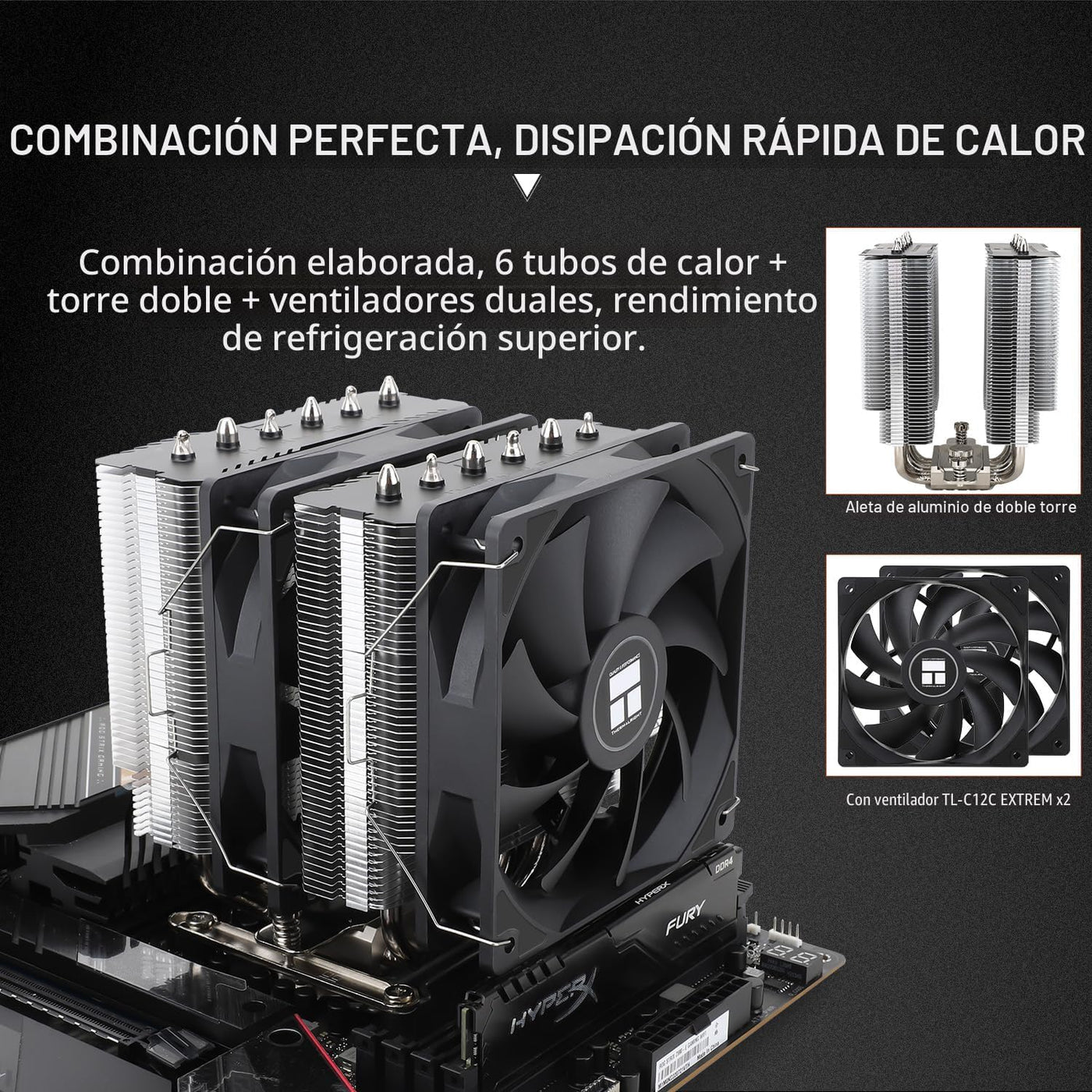 Thermalright Peerless Assassin 120 SE Extreme - Enfriador de aire p...
