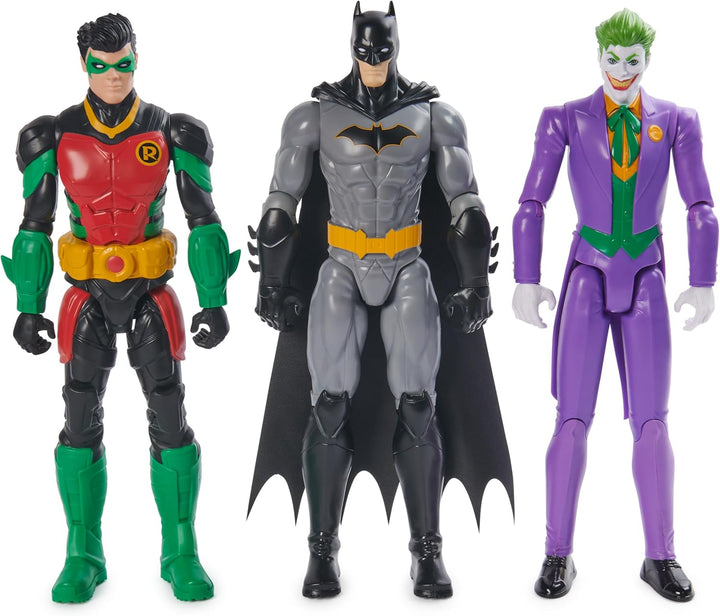 DC Comics Figuras de acción de Batman: Joker, Robin y el Hombre Mur...