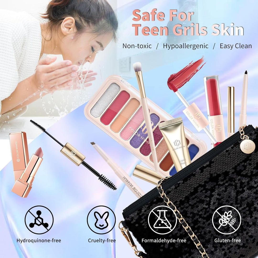 Color Nymph Kit de maquillaje para mujeres, niñas, principiantes, t...