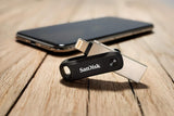 SanDisk Unidad flash iXpand Go de 256 GB - Para tu iPhone 14 o ante...