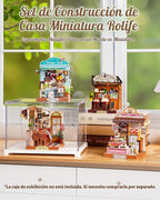 Rolife Tipsy Cat Bar DIY Kit de casa en miniatura para adultos