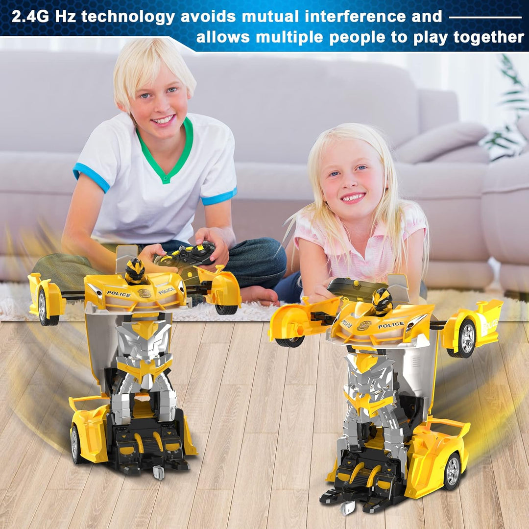 FDJ Automóvil a control remoto \u2013 Robot de automóvil transforma...