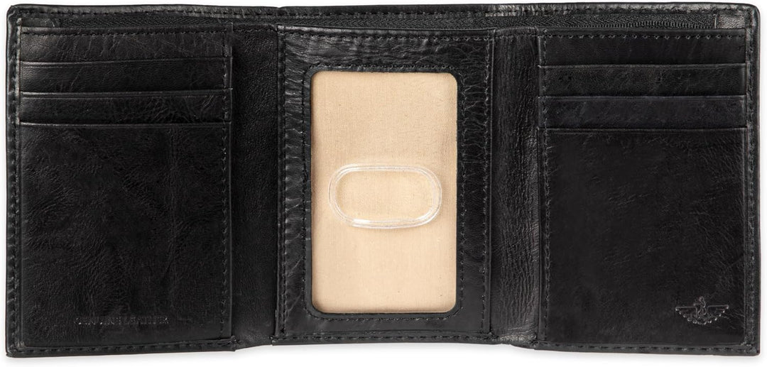 Dockers Billetera de perfil delgado con capacidad extra para hombre...