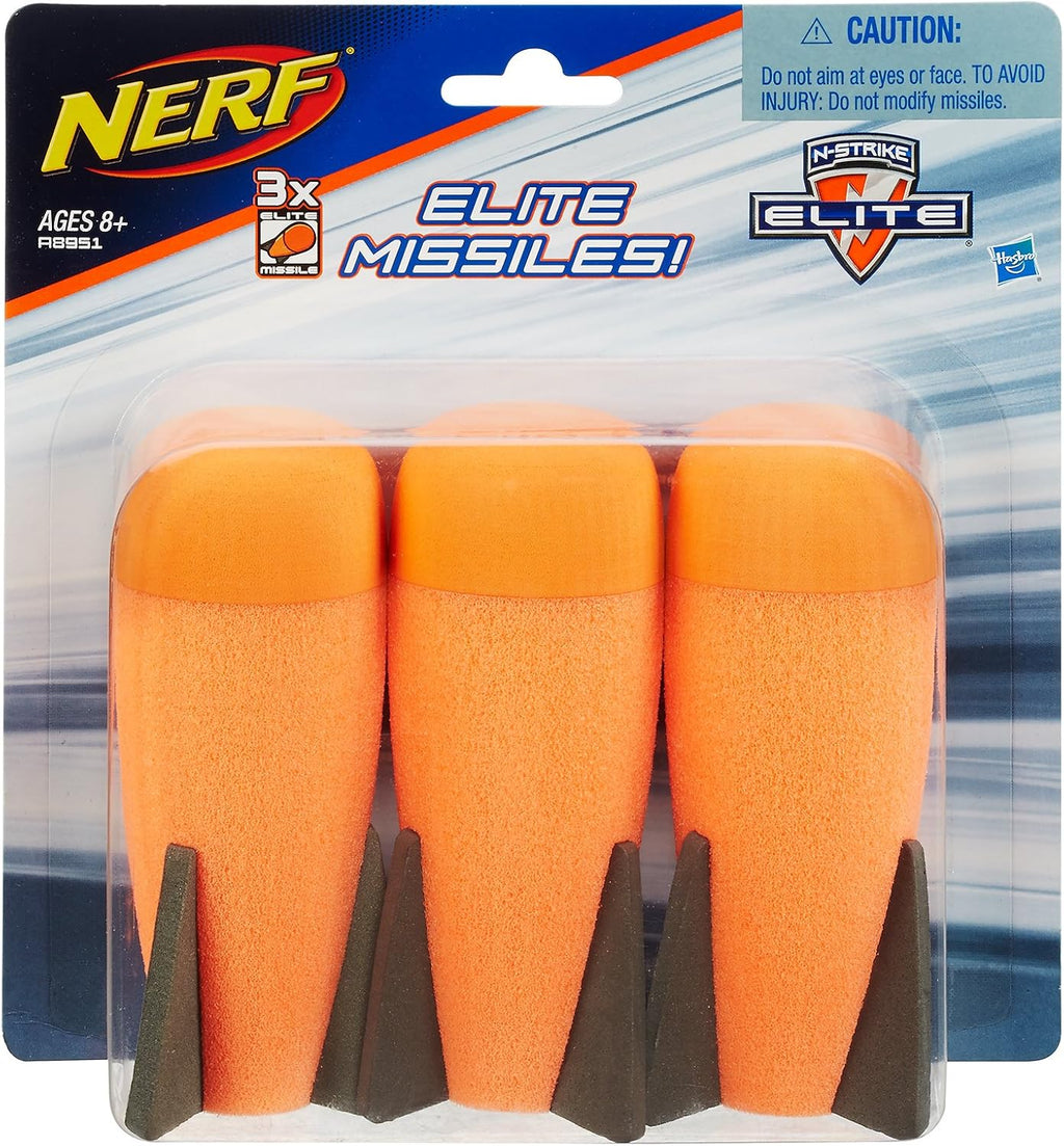 Paquete de 3 repuestos de dardos Nerf N-strike Elite Series Mega Missile