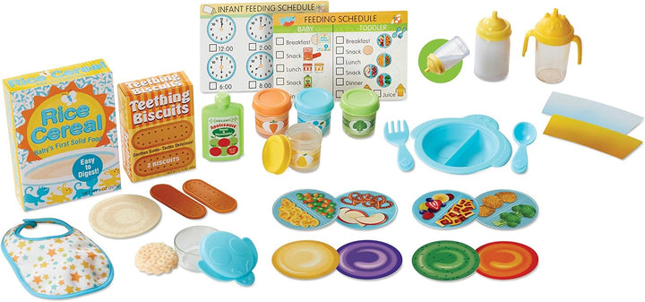 Melissa &amp; Doug Mine to Love - Juego de comida para muñecas con...