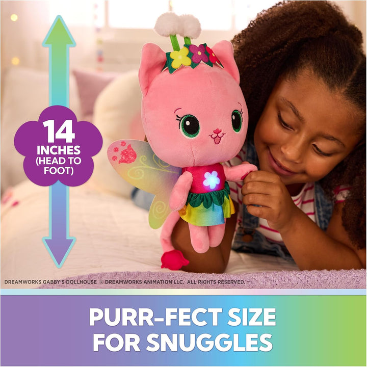 Gabby\u2019s Dollhouse Fairylandia Oficial Rainbow Light-Up Kitty F...