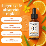 TruSkin - Suero de vitamina C para la cara, suero facial antienveje...