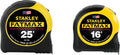 Stanley 70-455A - Cinta métrica, 25 y 16 pies