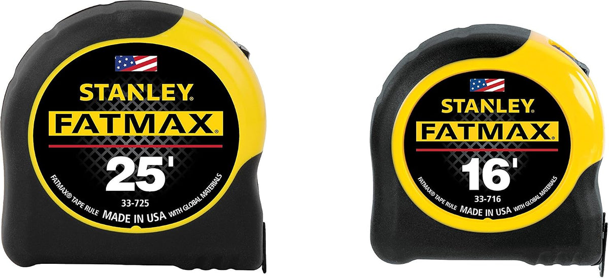 Stanley 70-455A - Cinta métrica, 25 y 16 pies