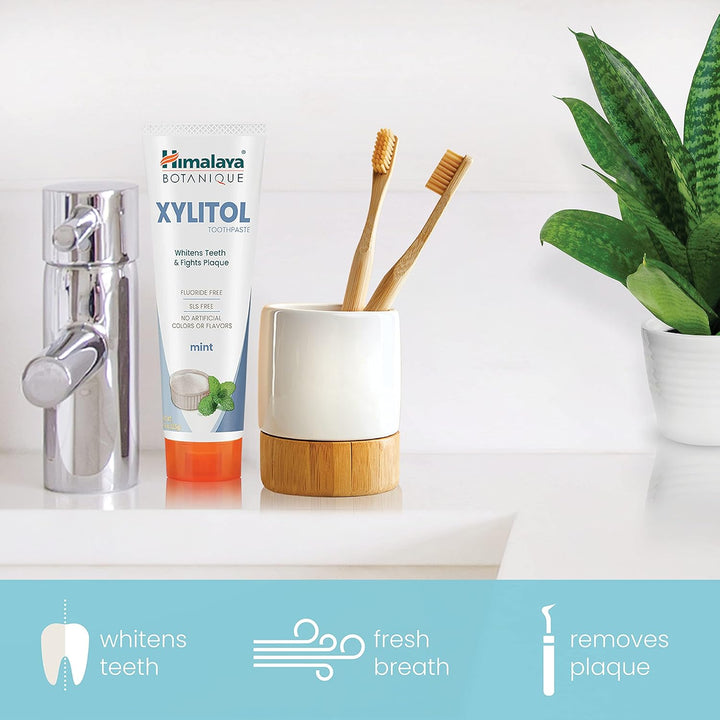 Himalaya Botanique Pasta de dientes con xilitol, sabor menta - Past...