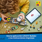 LEGO City Persecución de Barcos Policiales - Juguete de construcción para niños, juego de simulación para niños y niñas, a partir de 6 años, bloques de construcción con 2 juguetes de barcos flotantes