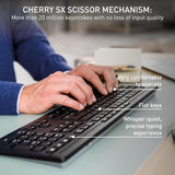 Cherry Stream Comfort Teclado y Ratón Inalámbricos de Escritorio |...