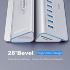 intpw, YH9AC, hub USB 3.2 de 13 puertos, alimentado