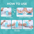 ICEBREAKER POP 2.0 2026: Haz y sirve hielo sin tocar el hielo | Bandeja de hielo de silicona sanitaria para congelador | Bandejas de hielo patentadas para congelador | Esta máquina para hacer cubitos de hielo hace 18 cubos