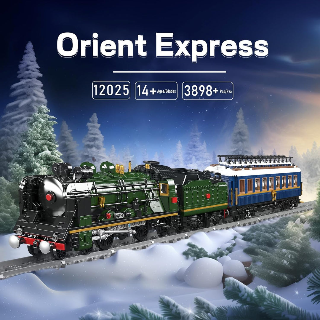 Mould King Orient Express - Kit de construcción de tren de
