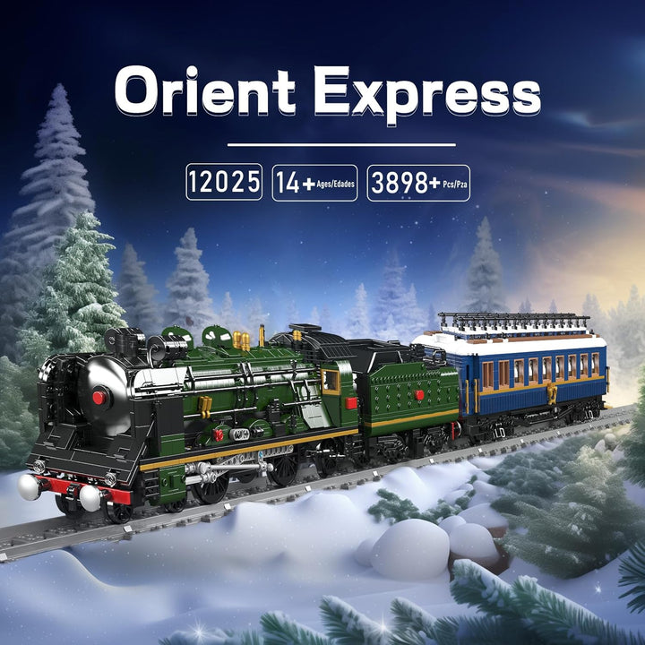Mould King Orient Express - Kit de construcción de tren de