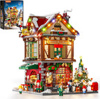 Lumibricks Juego de construcción de iluminación de pub navideño - 2142 Pcs