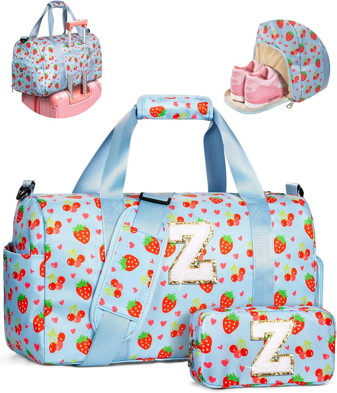Elilier Regalos para Niñas, Bolsa de Lona Inicial para Niños, Linda...