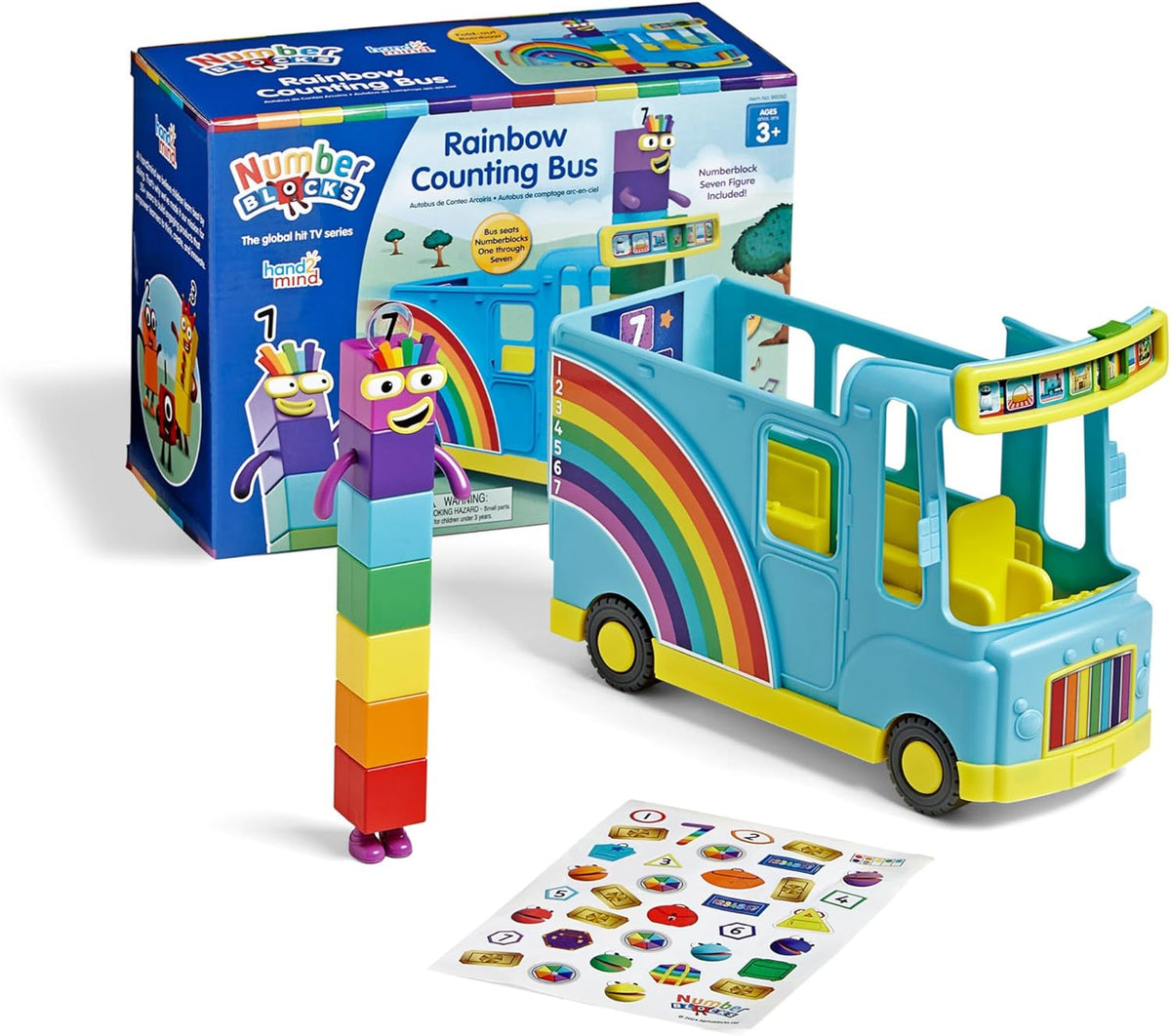 hand2mind Numberblocks Rainbow Counting Bus juguetes