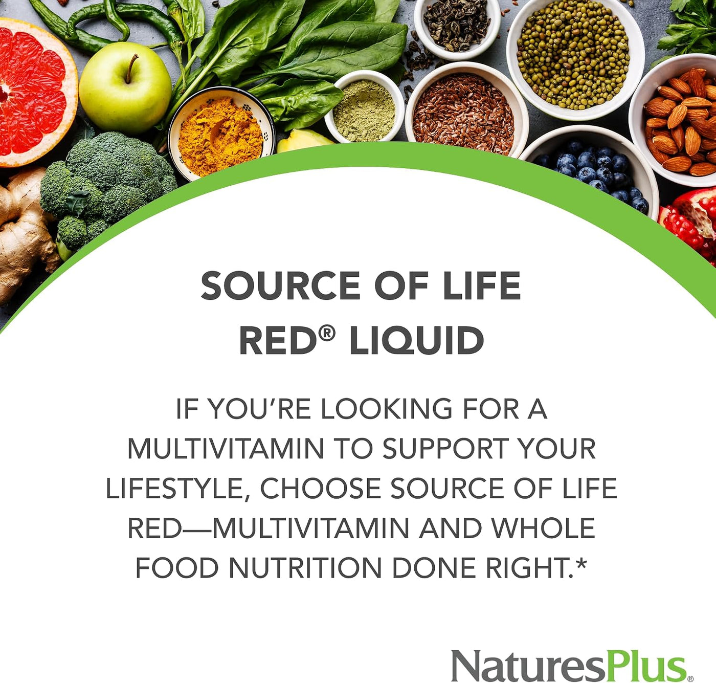 NaturesPlus Source of Life RED Multivitamínico líquido - 30 onzas -...