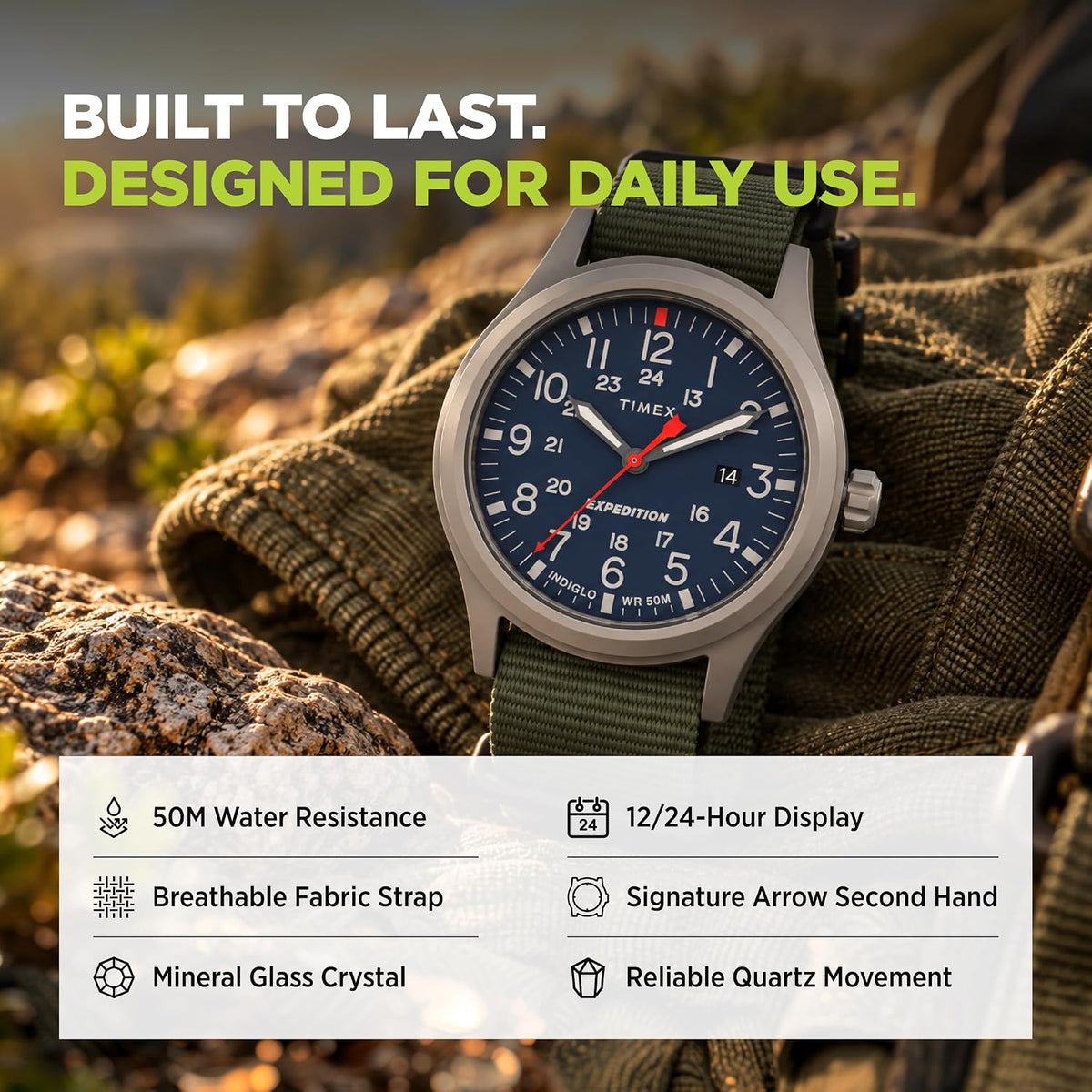 Reloj Timex Expedition Scout para hombre 43mm